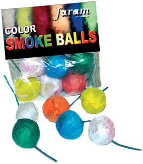 Rookballen (6st) Multikleur - Print