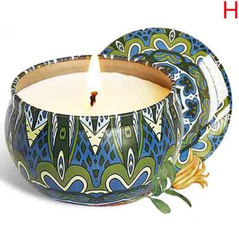 Rookloze Blik Geurende Kaarsen Set Natuurlijke Soja Wax Aromatherapie Kaarsen Kit Home Decor Home Decoration Bergamot