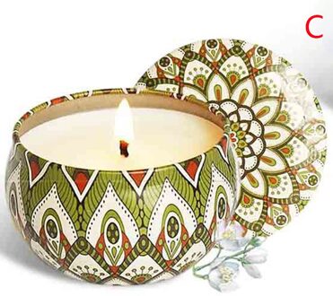 Rookloze Blik Geurende Kaarsen Set Natuurlijke Soja Wax Aromatherapie Kaarsen Kit Home Decor Home Decoration Jasmijn