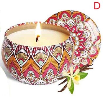 Rookloze Blik Geurende Kaarsen Set Natuurlijke Soja Wax Aromatherapie Kaarsen Kit Home Decor Home Decoration munt & Vanilla