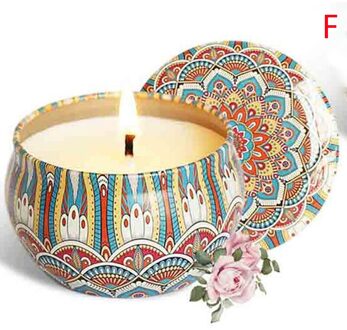 Rookloze Blik Geurende Kaarsen Set Natuurlijke Soja Wax Aromatherapie Kaarsen Kit Home Decor Home Decoration roos