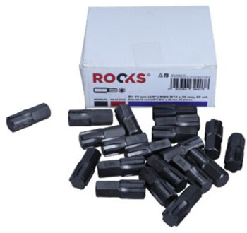 Rooks Bit 10 mm (3/8") Ribe M12 x 30 mm, 20 stuks OK073132