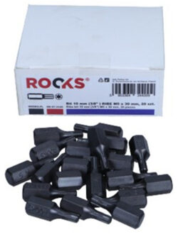 Rooks Bit 10 mm (3/8") Ribe M5 x 30 mm, 20 stuks OK073125