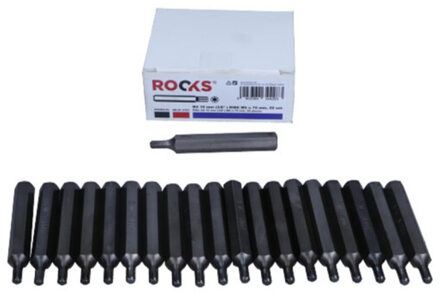 Rooks Bit 10 mm (3/8") Ribe M5 x 75 mm, 20 stuks OK073153