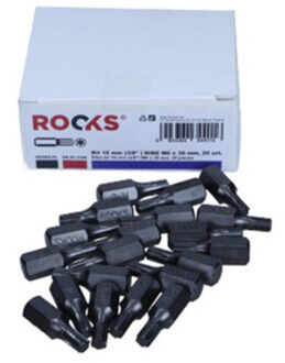 Rooks Bit 10 mm (3/8") Ribe M6 x 30 mm, 20 stuks OK073126