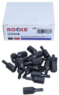 Rooks Bit 10 mm (3/8") Veeltand M5 x 30 mm, 20 stuks OK073113