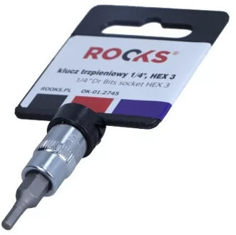 Rooks Bit Dop 1/4", Inbus 3 OK012745