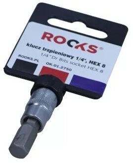 Rooks Bit Dop 1/4", Inbus 8 OK012750