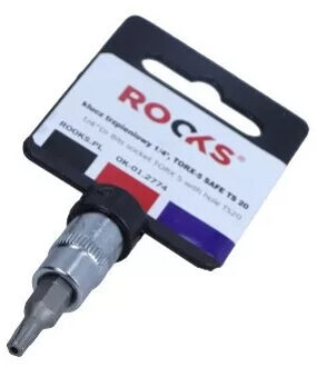 Rooks Bit Dop 1/4", Torx TS20 OK012774