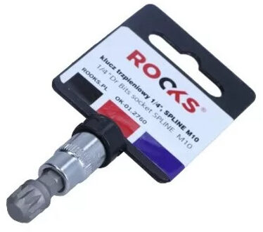 Rooks Bit Dop 1/4", veeltand M9 OK012760