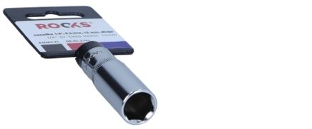 Rooks Dop 1/4", 6-kant, 12 mm, lang OK012701