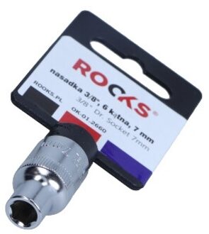 Rooks Dop 3/8", 6-kant, 7 mm OK012660