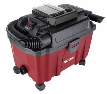 Rooks Draagbare stofzuiger 20V AQ-One droog en nat 200W 10L (incl. 4.0ah accu) OK034319