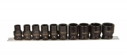Rooks Krachtdoppen set 1/2" 6-kant, 10-24 mm, 10-delig OK015002