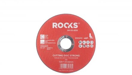 Rooks Slijpschijf metaal 125x1.0x22.2 - T41 OK034519
