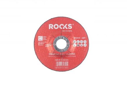 Rooks Slijpschijf metaal 125x6.5x22.2 - T27 OK034516