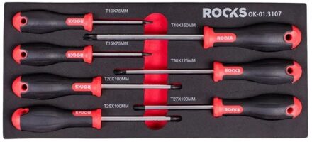 Rooks Torx schroevendraaier set, 7-delig OK013107