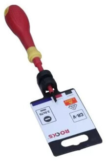 Rooks VDE platkopschroevendraaier 3,5 x 75 OK072313