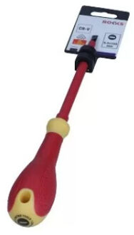 Rooks VDE platkopschroevendraaier 6,5 x 150mm OK072303