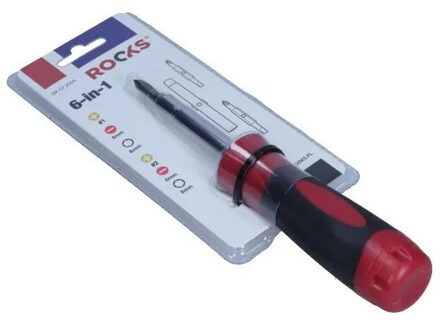 Rooks Verwisselbare schroevendraaier 6 in 1 OK072005