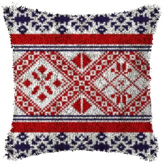 Rooster Borduurwerk Klink Haak Tapijt Kussen Maken Kits Kruissteek Sets Haken Tapijt Garen Borduren Handwerken Donkergrijs