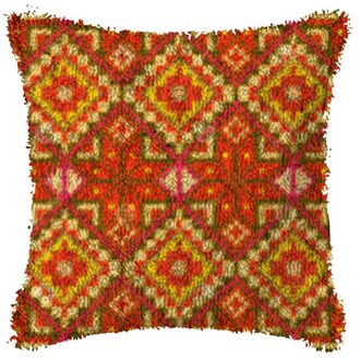 Rooster Borduurwerk Klink Haak Tapijt Kussen Maken Kits Kruissteek Sets Haken Tapijt Garen Borduren Handwerken Licht Groen