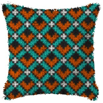 Rooster Borduurwerk Klink Haak Tapijt Kussen Maken Kits Kruissteek Sets Haken Tapijt Garen Borduren Handwerken pruim