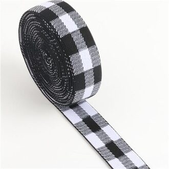 Rooster Elastische Bands 25MM Streep Elastische Lint voor Hoofddeksels Kleding Tassen Broek Rubber Singels DIY Naaien Accessoires wit zwart