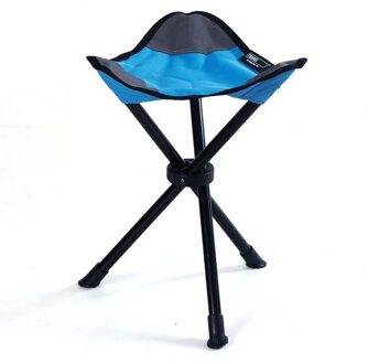 Rooster Wagerfolding Statief Kruk Outdoor Draagbare Camping Seat Lichtgewicht Vissen Stoel Newultralight Mazar Rit Chairlittle Blauw