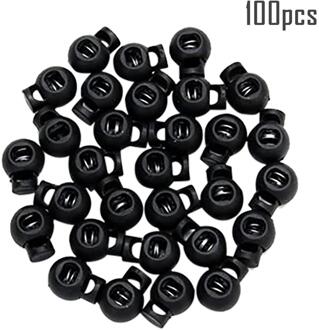 Rope Cord Locks 25pcs Clip Ends Round Ball Shape Luggage Lanyard Stopper Sliding DIY Clothes Mask Accessories Handmade Tools Q3 100stk