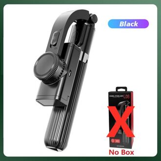 Roreta Handheld Gimbal Stabilizer Mobiel Video Record Smartphone Gimbal Met Bluetooth Sluiter Voor Actie Camera Telefoon zwart