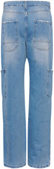 Rory Cargo Jeans in lichtblauw - maat