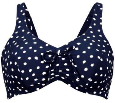 Rosa Faia Blue Dots Mexicali Prosthesis Bikini Top Blauw - B 40,C 38