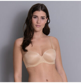 Rosa Faia Padded basic strapless beugel bh 5640 desert - maat 75B Huidkleurig