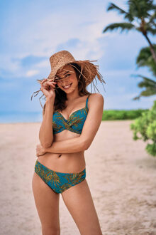 Rosa Faia Palm safari bikini 8795-1/8813 306 petrol Groen - 38F