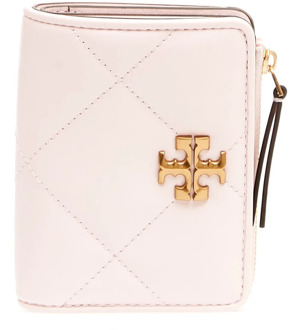 Rosa Ss24 Dames Portemonnee Accessoires Tory Burch , Pink , Dames - ONE Size