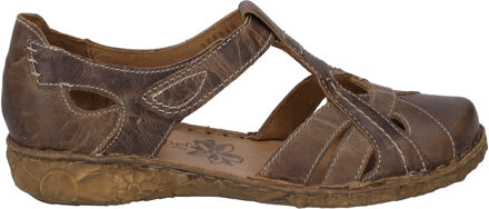 ROSALIE 29 - Volwassenen Sandalen met hakDames Sandalen - Kleur: Bruin - Maat: 38