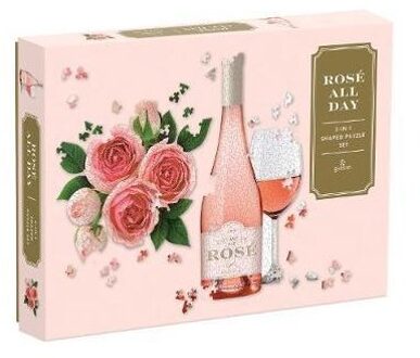 Rose all day 2-in-1 shaped puzzle set