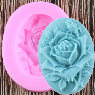 Rose Bloem Siliconen Mal DIY Party Fondant Cake Decorating Gereedschap Polymeer Klei Chocolade Mallen Keuken Bakvorm