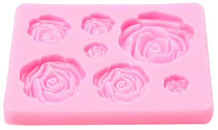 Rose bloemen Zachte Siliconen Fondant Cake Silicone Mold DIY Home Keuken Maken Snoep Koekjes Mallen Chocolade Cakevorm Gereedschappen