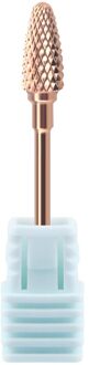 Rose Gold Carbide Nail Boor Frees Voor Manicure Machine Nail Bits Voor Elektrische Manicure Boor Frees Nail RG-F0613ST-M