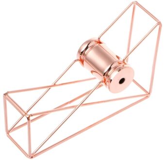 Rose Gold Hollow Tape Cutter Washi Organizer Briefpapier Kantoorbenodigdheden JUN-28A