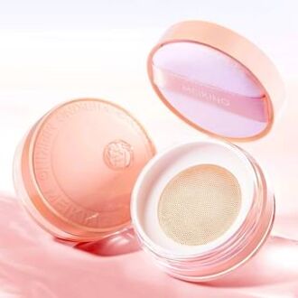 Rose Oil Control Loose Powder - 3 Colors #Pink Rose - 7g