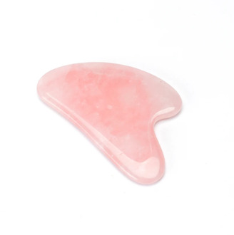 Rose Quartz Jade Guasha Board Natural Stone Scraper Tools For Face Neck Back Body Pressure Therapy