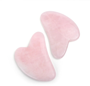 Rose Quartz Jade Guasha Stone Board Natural Gua Sha Scraper Massager Tools For Face Neck Back Body Acupuncture Pressure Therapy