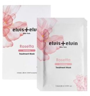Rose Revitalizing Treatment Mask Set 28ml x 4 sheets
