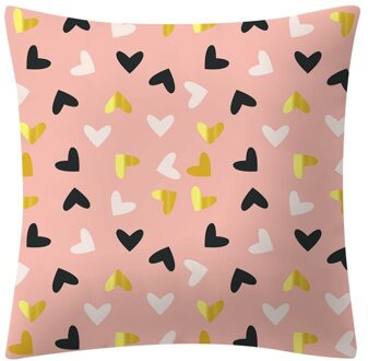 Rose Roze Kussenhoes Vierkante Kussensloop Woondecoratie Gedrukt Kussensloop Room Decoratio Cojines