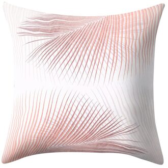 Rose Roze Kussenhoes Vierkante Kussensloop Woondecoratie Gedrukt Kussensloop Room Decoratio Cojines