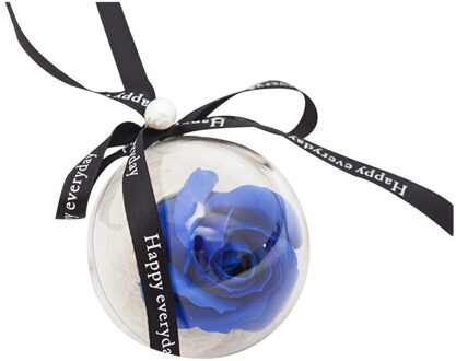Rose Valentijnsdag Decor Diy Kunstmatige Zeep Bloemen Rose Rose Doos Wedding Bouquet Home Festival Blauw