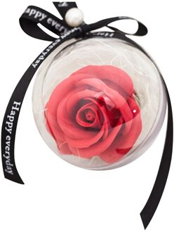 Rose Valentijnsdag Decor Diy Kunstmatige Zeep Bloemen Rose Rose Doos Wedding Bouquet Home Festival Rood